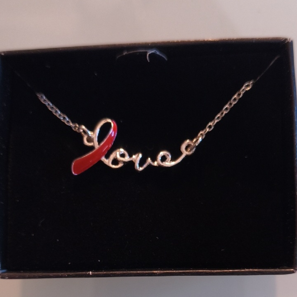 Elegant Red Love Necklace